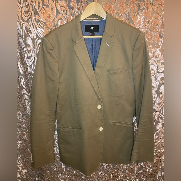 H&M Golden Lion Taupe Tan Blazer - Picture 2 of 2